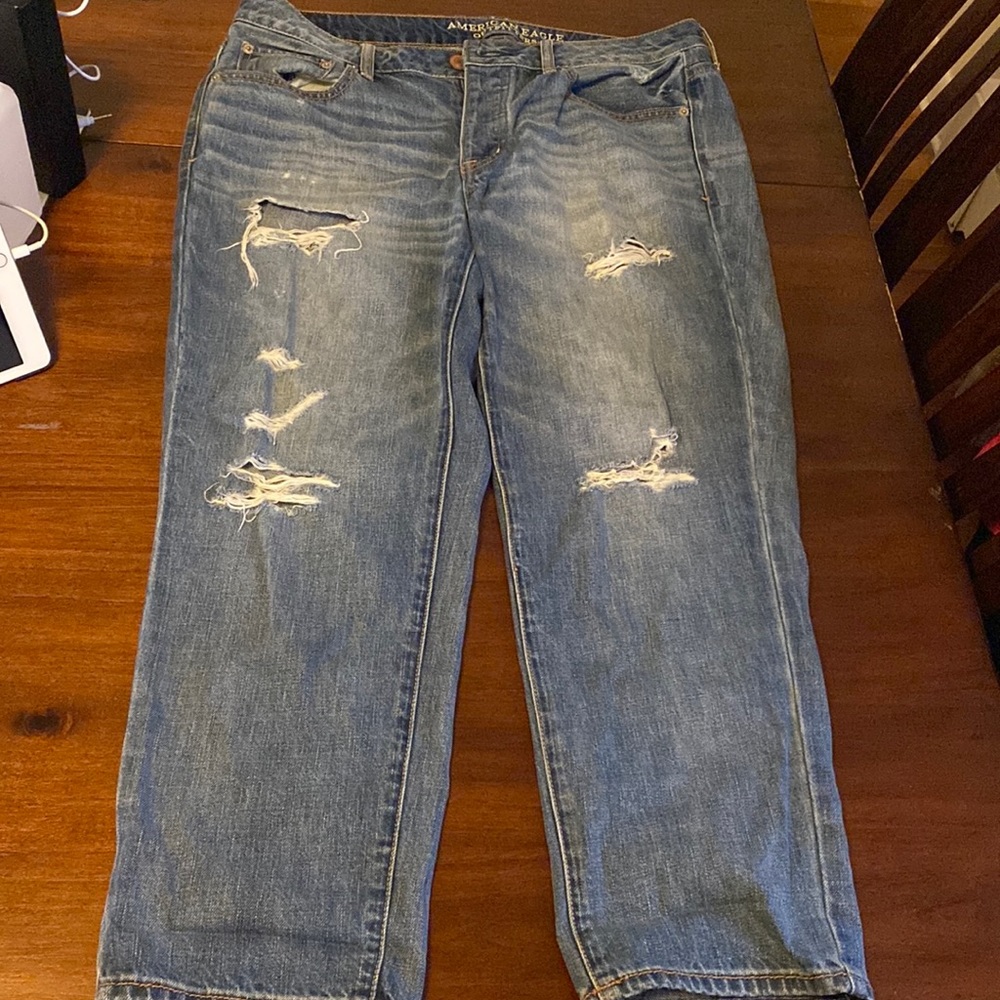 4 Button Boy Crop Jean